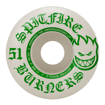 Kółka SPITFIRE 99D Burners /White/Green