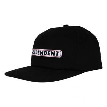 Czapka INDEPENDENT Bar Logo Snapback Unstructured /Black