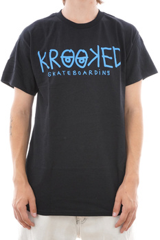 Koszulka KROOKED Krkd Eyes /Black/Blue