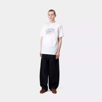 Koszulka CARHARTT'SP25 M Hot_Script /White @I034769-02XX