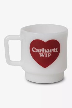 Kubek CARHARTT WIP Heart Glass Mug / White @I035873-02XX