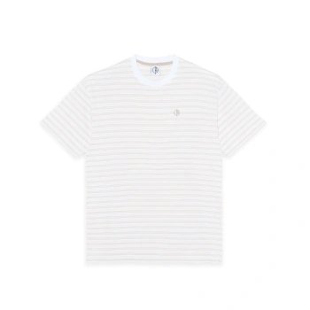 Koszulka POLAR Stripe /White/Taupe