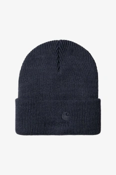Czapka zimowa CARHARTT Lambert Dark Navy/Moon Wash @I037108-1CFQ