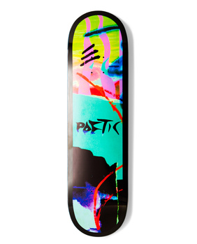 Deck POETIC COLLECTIVE 80’s Frame HC / Black/Multi @PC-BO-EIT