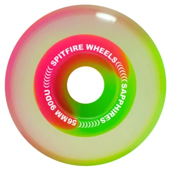 Kółka SPITFIRE Formula Four 90 Duro Sapphires Pink/Green