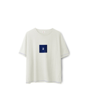 Koszulka POETIC COLLECTIVE Premium Box /Off White/Navy @PC-PBT-WHNVY