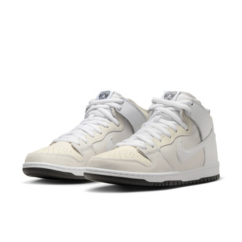 Buty NIKE SB X Antihero Dunk High / White/White/Black @HM5837-100