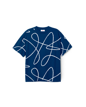 Koszulka POETIC COLLECTIVE Doodle /Blue @PC-TS-DPAT-BLU
