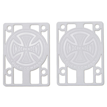Podkładki INDEPENDENT Genuine Riser Pads White