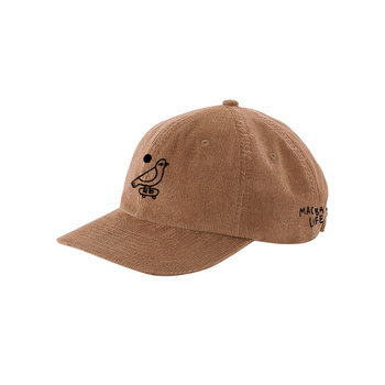 Czapka MACBA LIFE Bird Corduroy / Camel/Black