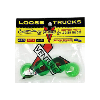 Gumki VENTURE Loose Trucks Conversion Kit 90D /Green/Silver