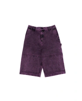Szorty POETIC COLLECTIVE Sculptor Purple Acid Denim Wash @SCSH-PAD