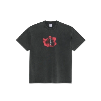 Koszulka POLAR Metal Logo Silver Black @PSC-F25-38