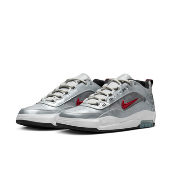 Buty NIKE SB AIR MAX ISHOD PRM Metallic Silver/Varsity Red @HF3062-001
