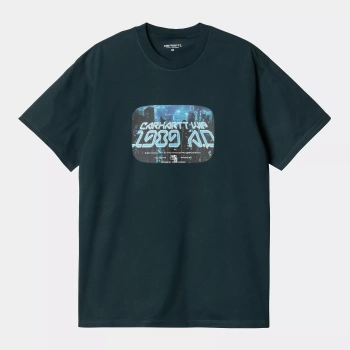 Koszulka CARHARTT WIP Greatest Flicks / Deep Lagoon @I034393-0AUXX