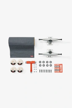 Traki GLOBE Everything But The Deck Kit Raw Finish @13225020-RAW