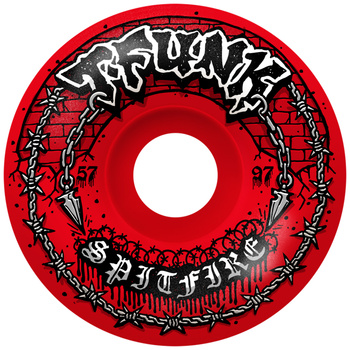 Kółka SPITFIRE F4 97D T Funk Raw Radial Full Red