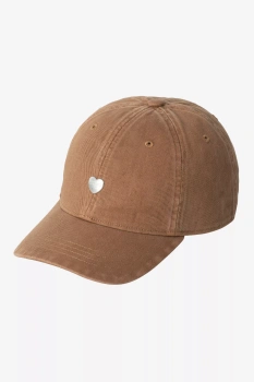 Czapka CARHARTT WIP Heart Metal /Hamilton Brown/Silver @I036302-3QGXX