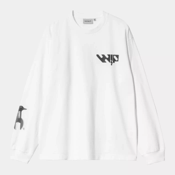 LS CARHARTT WIP Industry / White/Black @I034411-00AGD
