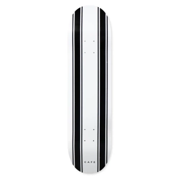 Deck SKATEBOARD CAFE Stripe White/Black