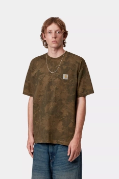 Koszulka CARHARTT WIP Camo Combi / Camo Combi/Green/Hamilton_Brown/Garment_Dyed @I035859-3G1GD
