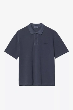 Koszulka CARHARTT WIP Wayne Polo /Dark Navy/Garment Dyed @I035317-1CGD