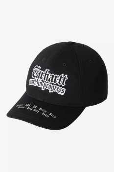 Czapka CARHARTT WIP World Tour Black/White @I036341-0D2XX