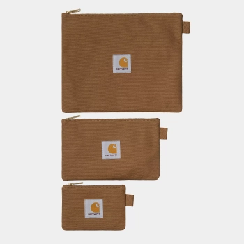 Zestaw saszetek CARHARTT WIP Canvas Pouch Set / Hamilton Brown @I034758-HZXX