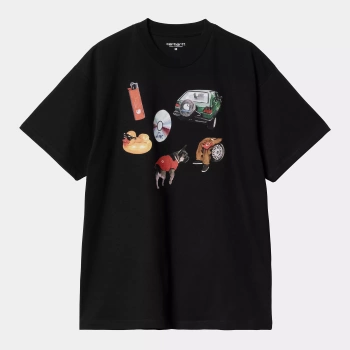 Koszulka CARHARTT WIP Jacob Rochester / Black @I034780-89XX
