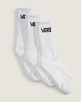 Skarpetki VANS Classic Check Crew White @VN000QBUWHT1