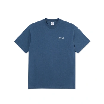 Koszulka POLAR Contrast Stroke Logo / Grey Blue @PSC-SP26-14