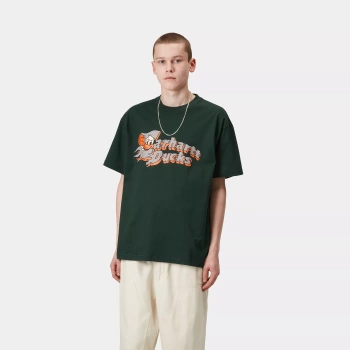 Koszulka CARHARTT WIP Flaming Ducks / Conifer @I034669-CIXX