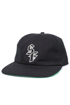 Czapka SPITFIRE Adj Spitball Swirl Strapback Black