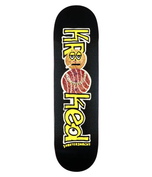 Deck KROOKED X Quarter Snacks Snackman Black