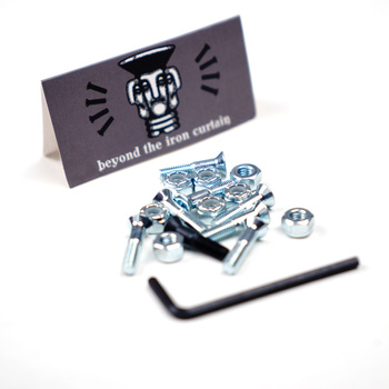 Montażówki GREY AREA Fourheader Bolts Allen 1,25" /Silver/Black