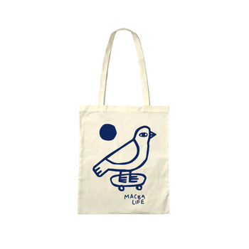 Torba MACBA LIFE Bird Tote Bag / Natural/Navy
