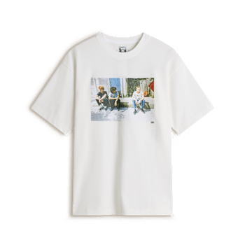 Koszulka VANS Skate Atiba Haze Curb Crew /White @VN000QJPWHT1