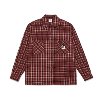 Koszula POLAR Mike Flannel /Oxblood Check @PSC-F25-8