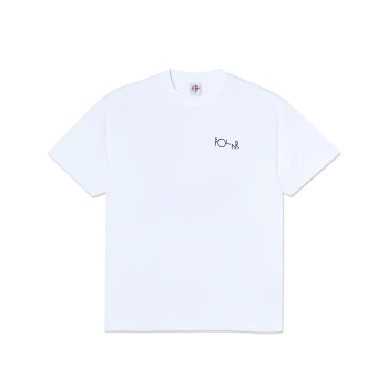 Koszulka POLAR Fill Logo Happy Sad / White @PSC-W25-20