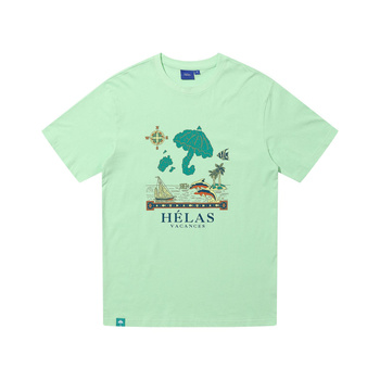 Koszulka HELAS Vacances Pastel Green @A06S2D1TEESSL06
