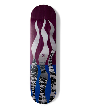 Deck POETIC_COLLECTIVE'SP25 M 3_Flames_MC /Blue/Teal @PC-BO-TFL