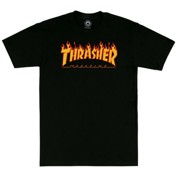 Koszulka THRASHER Flame Logo /Black