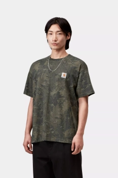 Koszulka CARHARTT WIP Camo Combi / Camo Combi/Green/Olive/Garment_Dyed @I035859-3G2GD