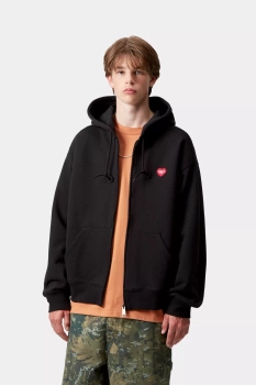Bluza CARHARTT WIP Heart II Hartt ZHD Black @I035176-89XX
