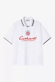 Koszulka CARHARTT WIP Terrace Football  Heart Train Jacquard White @I037567-43TXX